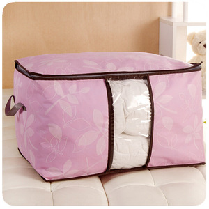 Sac de rangement extra large en charbon de bambou multicolore pour couettes, vêtements et organiseurs de couettes, sacs de rangement pour la maison - Product Image 4