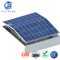 Nouveau design de système de montage de salle de lumière solaire solaire support de toit photovoltaïque étanche à l'eau conçu pour les usages domestiques et commerciaux