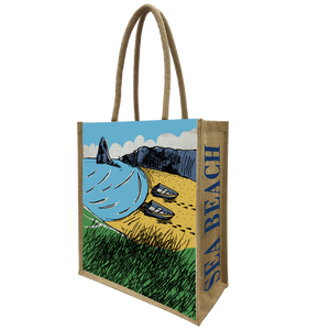 Bolsas de Compras, Bolsa de Mano, Bolsas de Yute con Estampado de Moda, Fabricadas en India, Bengala Occidental - Product Image 1