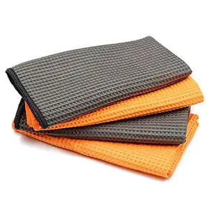 China Wholesale Market Microfiber Car Waffle Polish Towel