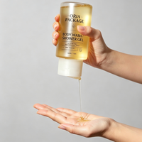 Bouteille en plastique PET HDPE givré transparent de 100 ml et 300 ml avec bouchon à disque doux au toucher pour l'emballage de shampooing, gel douche et lotion