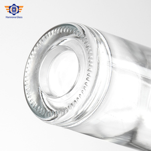 Aangepaste Extra Vuursteen Lege Gin Wodka Fles Groothandel 1000Ml Liquor Fles Cognac Wodka 375Ml Glazen Flessen - Product Image 5