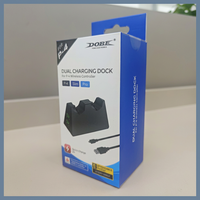 DOBE Vente en gros de station de charge pour PS4/Slim/Pro, accessoires de jeux vidéo, station de charge double, support pour manette DualShock PS4