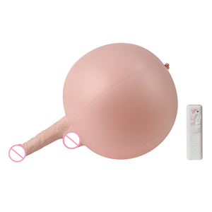 Balle sexuelle gonflable télécommandée, vibromasseur vibrant, jouets pour adultes, balle de <span class=keywords><strong>yoga</strong></span>, dispositif de masturbation à poussée télécommandée pour femmes - Product Image 1