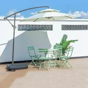 2024夏季热卖花园户外便携式可折叠可旋转悬挂太阳伞