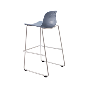 Bán buôn giá rẻ đầy màu sắc xách tay Stackable nhựa PP vỏ kim loại chân Phân thanh ghế - Product Image 5