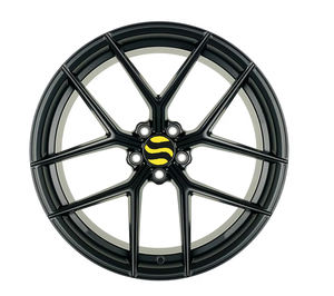 Jantes forgées Deep Concave 6061-T6 5x112 5x120 18 19 20 21 22 23 24 pouces Noir brillant brossé pour BMW M Porsche - Product Image 3