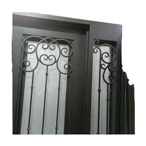 Nouvelle conception de porte ronde de qualité supérieure conception de porte en fer porte en fer à coupure thermique - Product Image 3