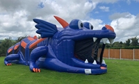 Château gonflable géant à obstacles sur le thème de l'océan, certifié CE, pour 6 à 12 personnes, couleur et logo personnalisables