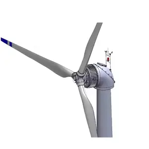 Gerador de vento controlado elétrico de eixo horizontal 50kw 100kw 250KW 500KW 1MW 3MW 5MW 10MW