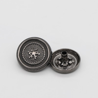 Bouton-pression en laiton avec logo personnalisé, bouton-pression à ressort pour accessoires vestimentaires