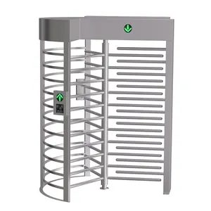 Community High Quality Security Automatic Rfid Turnstile Full Height Access Control System With Biometric