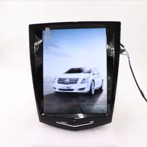 Tesla Vertical Car DVD Player For CadillacプラチナATS SRX XTS CTS 2013-2016 With Auito Stereo Car GPS Navigation