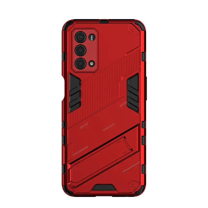 New Metallic Heavy Duty Armor Shockproof Protective Cases Kickstand for OnePlus Nord N200 5G for OPPO for Realme Back Cover Case