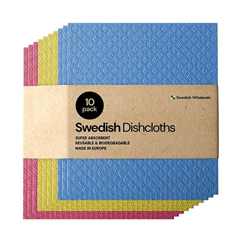 70% целлюлоза, 30% хлопок, кухонная Чистящая целлюлоза, чистящая ткань, шведская ткань