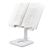 Support de lecture créatif Partition musicale Lecture de peinture Conception de cours en ligne Streaming en direct Lifting Pliant Support de tablette pour téléphone portable