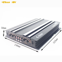 Audio de voiture Haute puissance AB 4 canaux Amplificateur 5800W Puissance Sortie Audio Modification Amplificateur de voiture à quatre canaux