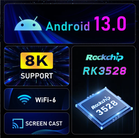 H96 MAX RK3528 IPTV STB al por Mayor, Reproductor Multimedia Inteligente con Streaming 8K de Cuatro Núcleos, Android 13 Pro Premium, Decodificador de TV