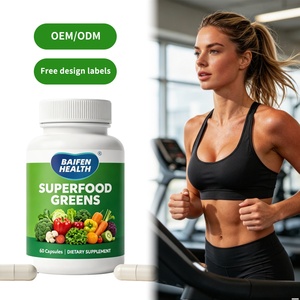 Cápsulas de Superalimentos Verdes de Marca Privada OEM/ODM, Apoya la Función del <span class=keywords><strong>Sistema</strong></span> Inmunitario <span class=keywords><strong>y</strong></span> la Defensa Natural - Product Image 1