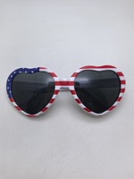 Lunettes de soleil décoratives amusantes en forme d'étoile pour le Jour de l'Indépendance des États-Unis, pour hommes et femmes, lunettes de soleil haut de gamme pour les fêtes