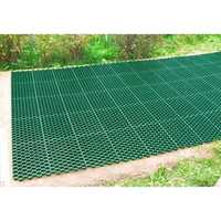 Grille de gazon robuste en HDPE 50 mm pour allée, parking, renforcement de gravier, système de pavage perméable