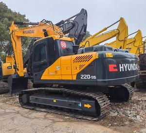 Excavadora Hyundai 220LC-9S usada original de Corea, excavadoras Hyundai 220LC-9S usadas a la venta en Shanghai Yard - Product Image 4