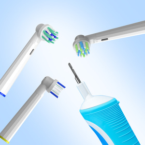 Testine di Ricambio per Spazzolino Elettrico Personalizzabili in Materiali Biodegradabili con Alimentazione USB, Compatibili con <span class=keywords><strong>B</strong></span> <span class=keywords><strong>Oral</strong></span> - Product Image 4