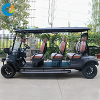 Voiturette de golf Robetaa Import, stable et confortable, 6 places, moteur électrique, buggy de golf en provenance de Chine