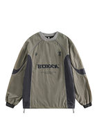 Blouson Bomber Homme Penpace à Manches Longues, Coupe Sportive Ample en Nylon, Tendance Printemps, Idéal pour l'Extérieur