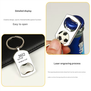 Pendentif <span class=keywords><strong>de</strong></span> clé <span class=keywords><strong>de</strong></span> voiture pour hommes, personnalisé et créatif, outil <span class=keywords><strong>de</strong></span> quincaillerie cadeau publicitaire, ouvre-bouteille en métal, porte-clés - Product Image 5