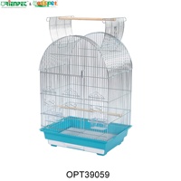 Cage à oiseaux en fil métallique pour animaux de compagnie ORIENPET & OASISPET, vente en gros, type ouverture supérieure, stocks disponibles, OPT39046, produits pour cages à animaux de compagnie