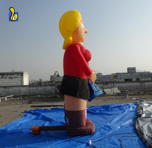 Muñeca <span class=keywords><strong>inflable</strong></span> de dibujos animados de Holanda <span class=keywords><strong>para</strong></span> <span class=keywords><strong>mujer</strong></span>, muñeca con bolsa de venta - Product Image 4