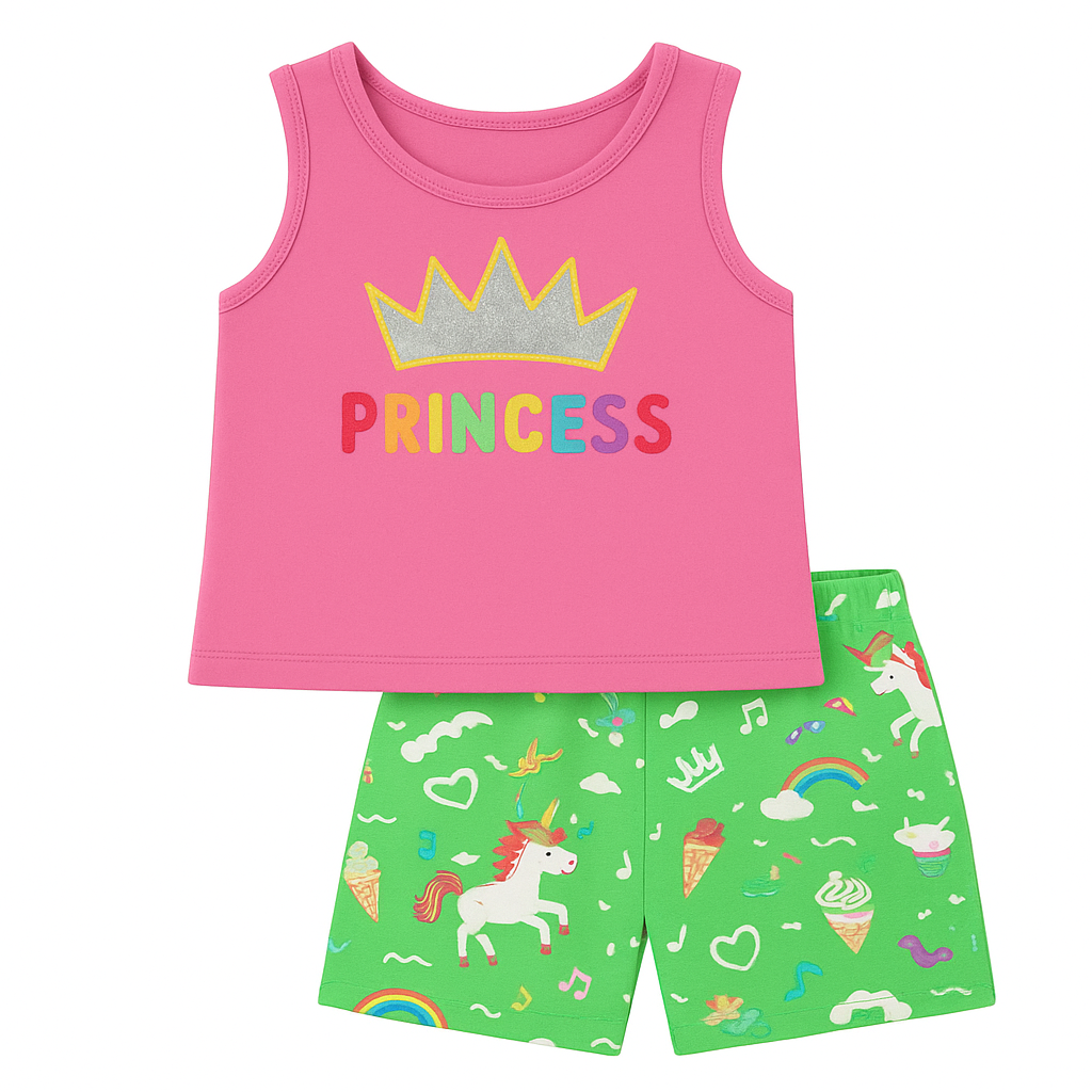 สีชมพูและสีเขียว