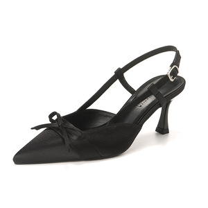 Elegantes sandalias de tacón alto con tiras de PU para mujer, con punta en pico, estilo sensual y a la moda para fiestas. - Product Image 6
