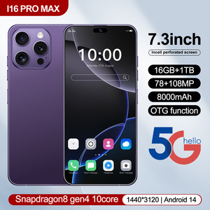 Teléfonos Inteligentes I15 Pro 5G 2025, los Más Vendidos, Nuevos, con Batería de 4000 mAh+, Tecnología 5G de China Continental, Admite Velocidad de Datos Móviles Ultrarrápida - Product Image 5