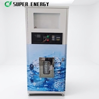 Distributeur automatique intelligent de glace en vrac pour extérieur, étanche, équipé d'un dispositif de conditionnement automatique des sacs de glace