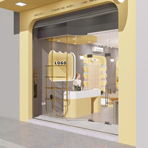 ชั้นวางเครื่องสำอางดีไซน์แสดงเครื่องสำอางที่เคาน์เตอร์ดูแลผิว - Product Image 2