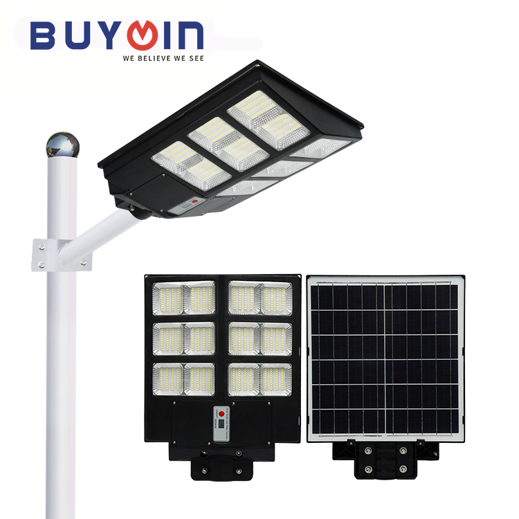 Китайский производитель, садовые интегрированные солнечные датчики движения, наружное освещение, Водонепроницаемый 180 Вт, все в одном, солнечный уличный фонарь