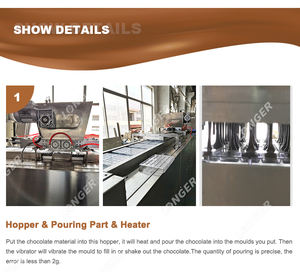 Machine pour faire fondre des barres de chocolat, des chips, des biscuits avec une machine à température qui fabrique du chocolat - Product Image 3