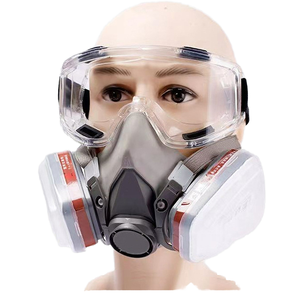Masque facial demi-couvre-visage en silicone réutilisable, anti-poussière, anti-smog, anti-virus, anti-pollen, écologique, 4 couches, directement de l'usine - Product Image 2