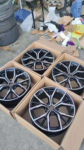 Ruedas Xinlin para F30 G30 G31 530E 540I <span class=keywords><strong>540E</strong></span>, Moldeadas por Flujo, Acabado Negro Mecanizado, 17 18 19 Pulgadas, 5X112 5X120, Escalonadas, para Autos de Pasajeros - Product Image 5