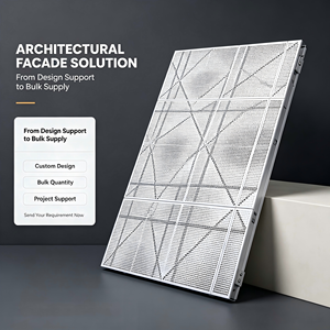 Panel de Fachada Perforado de Aluminio, Malla Metálica Expandida, Revestimiento Decorativo para Muros Cortina de Edificios Exteriores - Product Image 6
