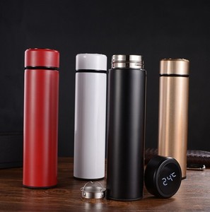 <span class=keywords><strong>500ML</strong></span> Smart Thermos Bouteille d'eau Led Affichage numérique de la température Tasses thermiques à café en acier inoxydable Tasses isolantes intelligentes - Product Image 4