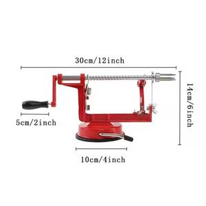 Outils de cuisine créatifs épluche-<span class=keywords><strong>pommes</strong></span> à manivelle Machine à trancher les fruits en acier inoxydable Machine à fruits en métal et plastique Machine à légumes efficace - Product Image 6