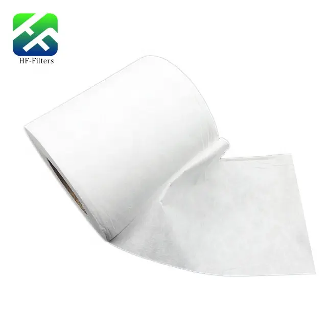 Hepa Air Filter Raw Material High Efficiency H13 H14 Fiberglass 99.99% Hepa Filter Paper Roll