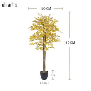 Лидер продаж, 180 см, 71 дюйм, искусственные деревья, осина для гостиной, спальни, угловой, офисный Декор - Product Image 3