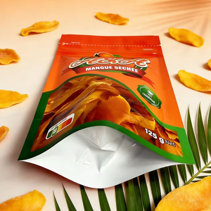 Bolsas de plástico personalizadas papel de aluminio a prueba de olores 70g 226G 500g galletas en polvo galletas chips dulces aperitivos comida gomosa bolsa de pie - Product Image 4