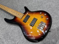 Guitare basse électrique Alston de haute qualité à 4 cordes, en bois de peuplier, finition brillante, 24 frettes, guitare basse pour débutants à intermédiaires, BS-200