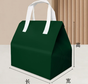 Customize logo Disposable Thermal Food Nonwoven Aluminum Foil Lined Cooler Bag for Bread Coffee Milk Tea Take Out Takeaway Bags - Product Image 4