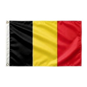 Bandera de Bélgica de 90x150cm, Impermeable y Resistente a los Rayos UV, con Ojales Duraderos para Jardín y Patio - Product Image 1